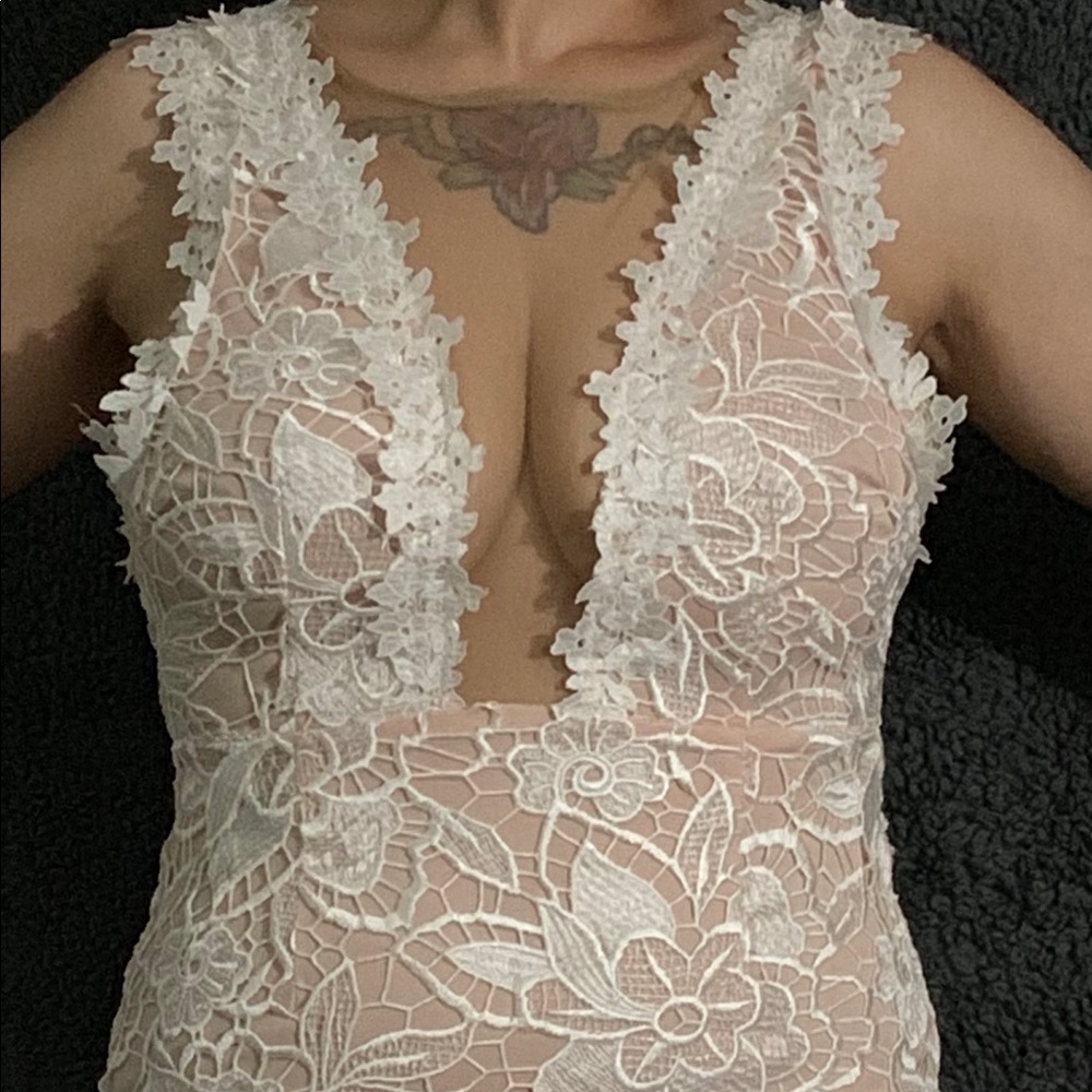 Nude Charlotte Russe dress